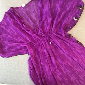 Sheer purple Coverup